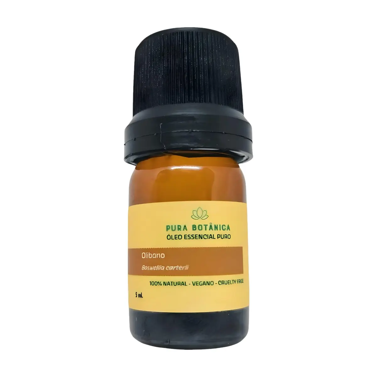 Óleo Essencial de Olíbano Frankincense 5 ml - Pura Botânica | 100% Puro, Boswellia carterii da Somália, Pele Madura, Meditação e Óleo de Unção - 1