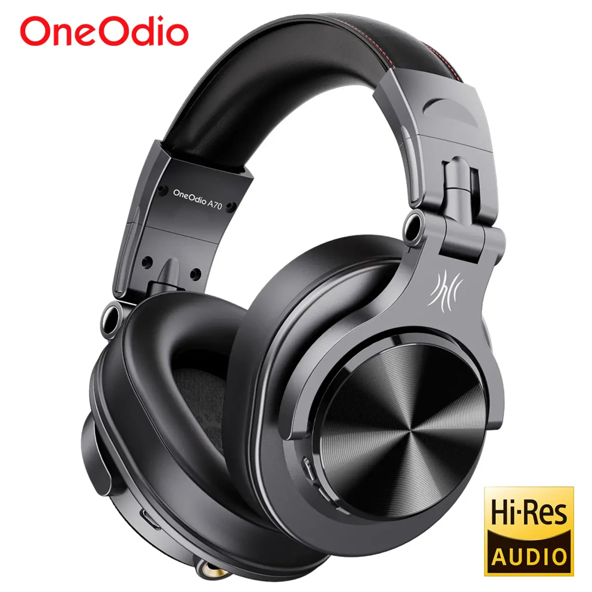 Fones de Ouvido Bluetooth Oneodio Fusion A70 com Áudio Hi-Res, Headset Sem Fio Over Ear, 72H, Monitor de Estúdio Profissional, Fones de Ouvido HiFi para DJ - 1