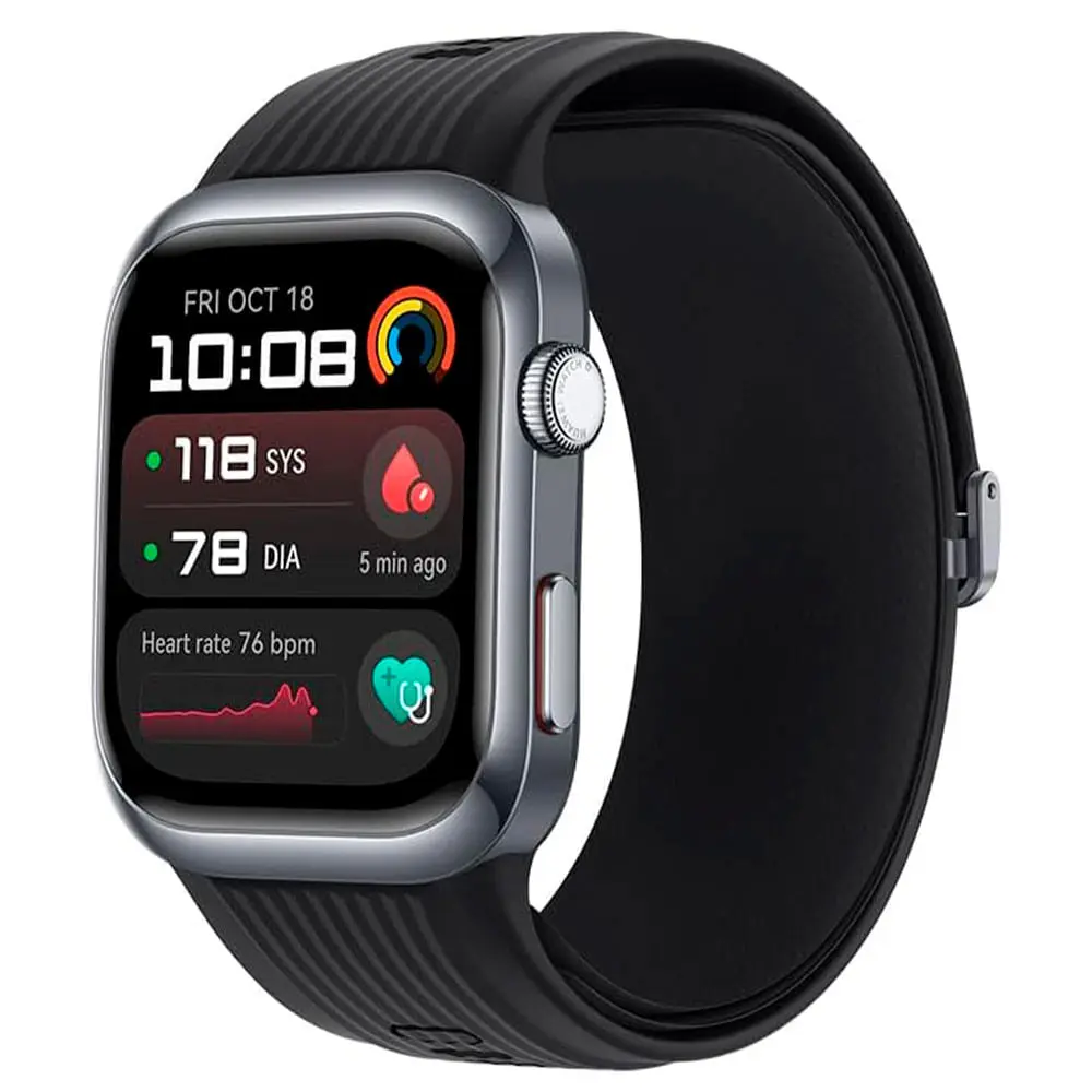 Smartwatch Huawei Watch D2 Monitoramento da Pressão Arterial Saúde Completa Design Leve Preto
