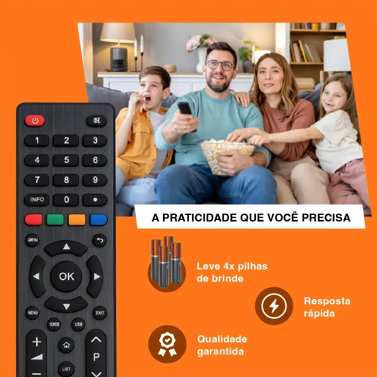 Kit 2 Controles Remotos Para Tv Philco Smart Netflix YouTube Pilhas Inclusas Teclas GloboPlay Amazon Atacado thumbnail 6