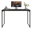 Escrivaninha Classic 150cm preta industrial - 1