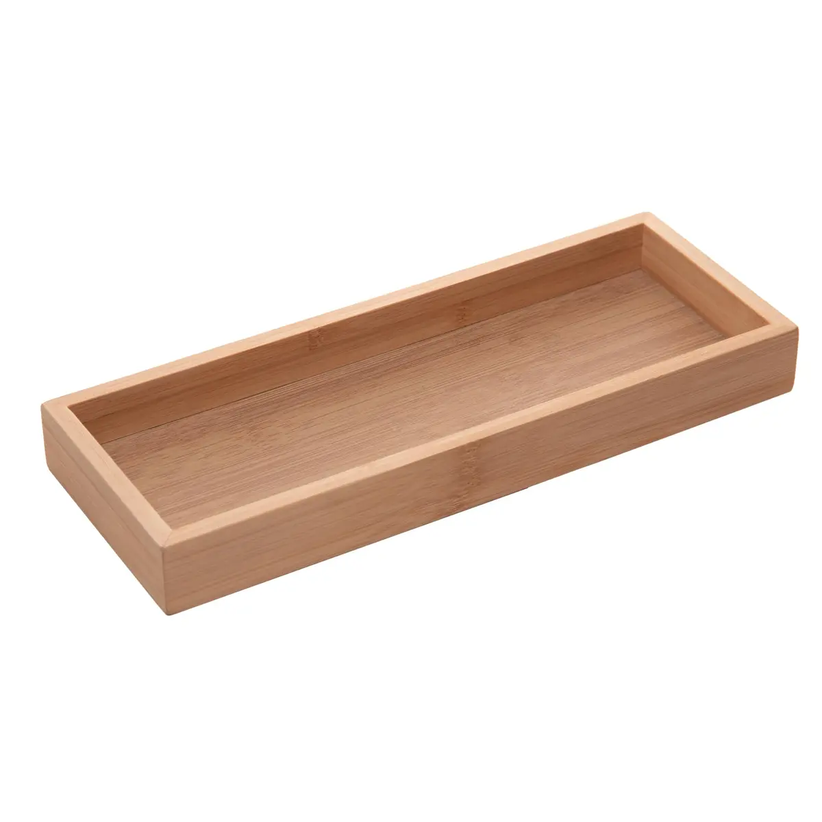 LYOR - Bandeja Retangular Nature 28cm x 10,5cm x 3cm Bambu