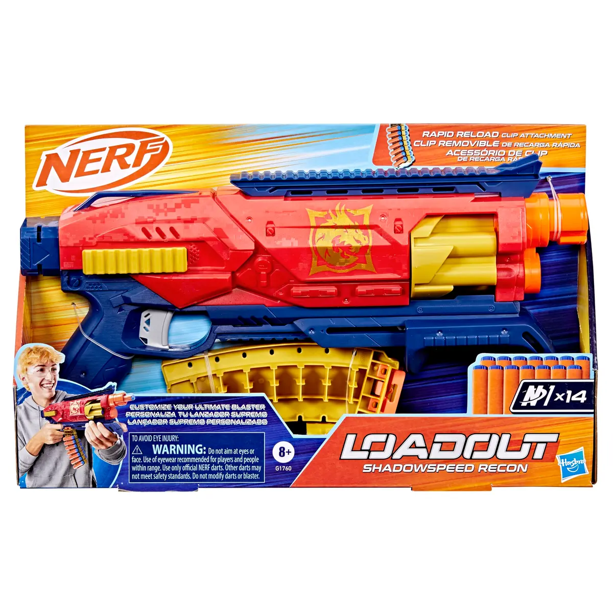 Nerf Loadout Shadowspeed Recon Lançador - 1