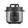 Panela de Pressão Elétrica Midea 4 Litros Mecânica Preta e Inox PPM41 127V - 110V