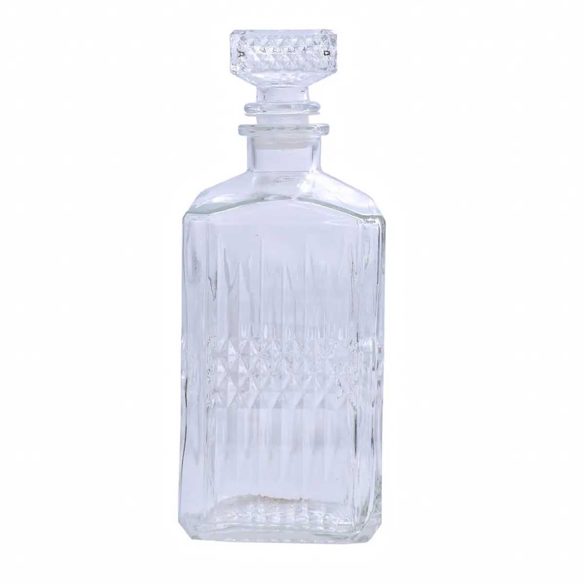 Mimo Style, Garrafa para Whisky Vidro Bred 500ML, Transparente