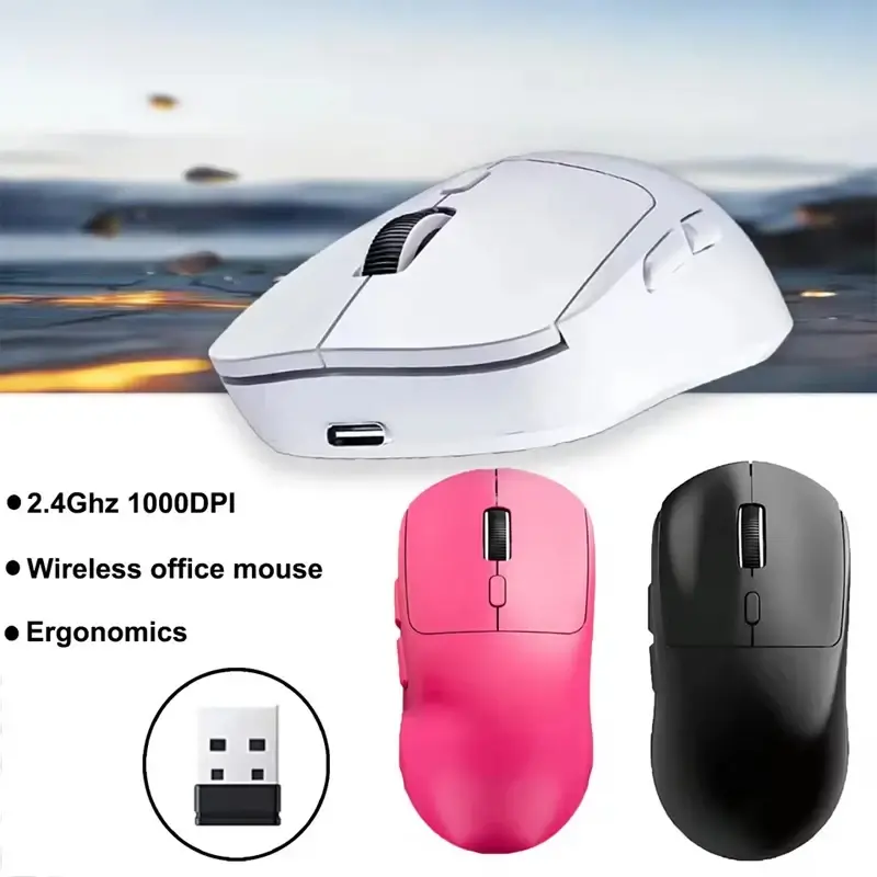 Novo Mouse Gamer Sem Fio 2026, Alto Desempenho 2.4G, Com DPI Ajustável e Bateria Recarregável. - 1