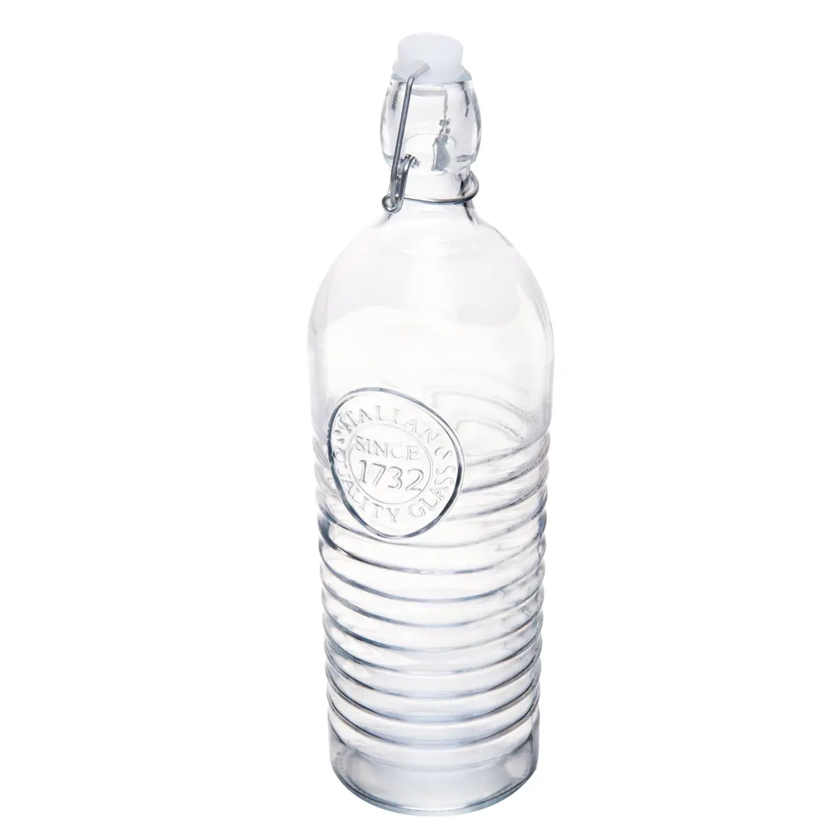 LYOR - Garrafa com Tampa Hermética 1L Vidro