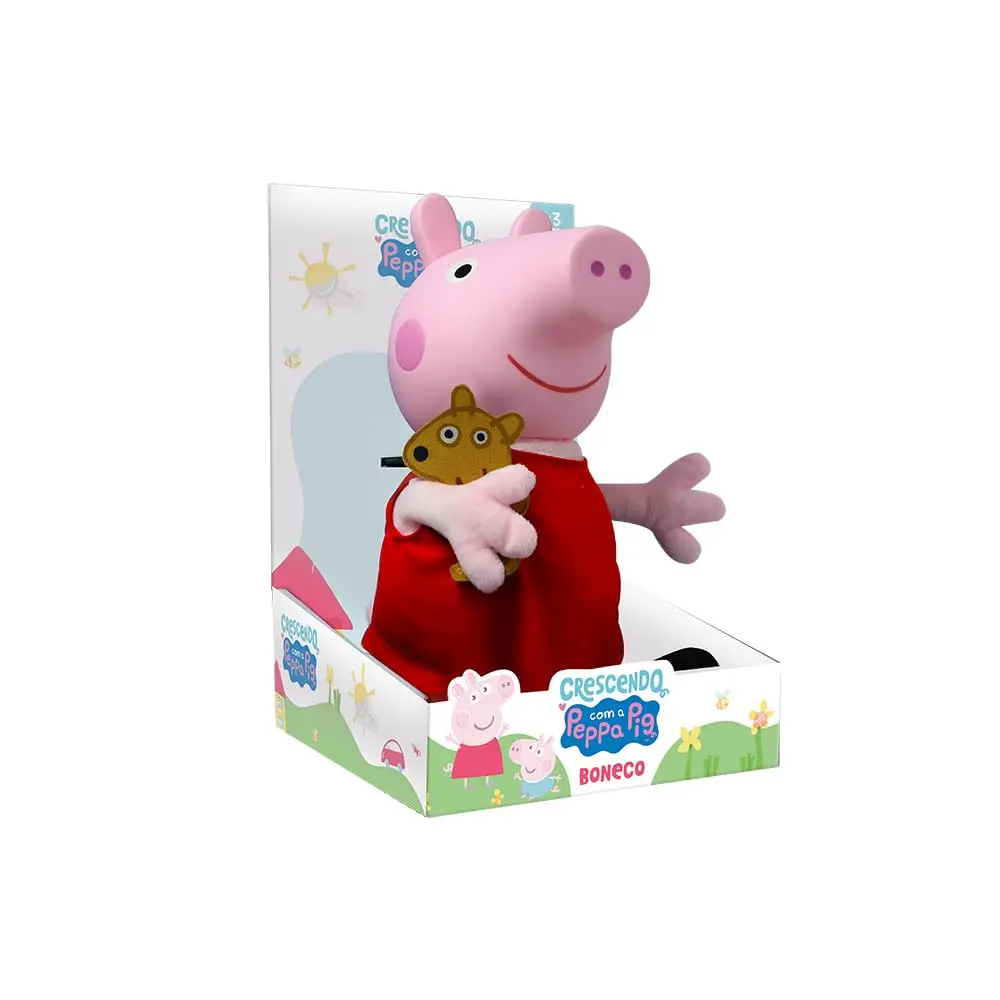 Novabrink - Baby Brink - Boneca Peppa Pig - 32 cm de altura - 1
