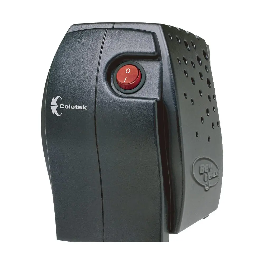 Estabilizador Coletek Bem Ligado ES-300VA-M, Preto, Tensão nominal de entrada/saida 115Volts, 4 Tomadas Padrão NBR 14136, Frequência 60Hz - 1