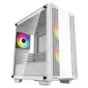 Gabinete Gamer DeepCool CC360 WH ARGB, White, Mid Tower, Vidro Temperado, MATX, Sem Fonte, Com 3 Fans, R-CC360-WHAPM3-G-1 - 1