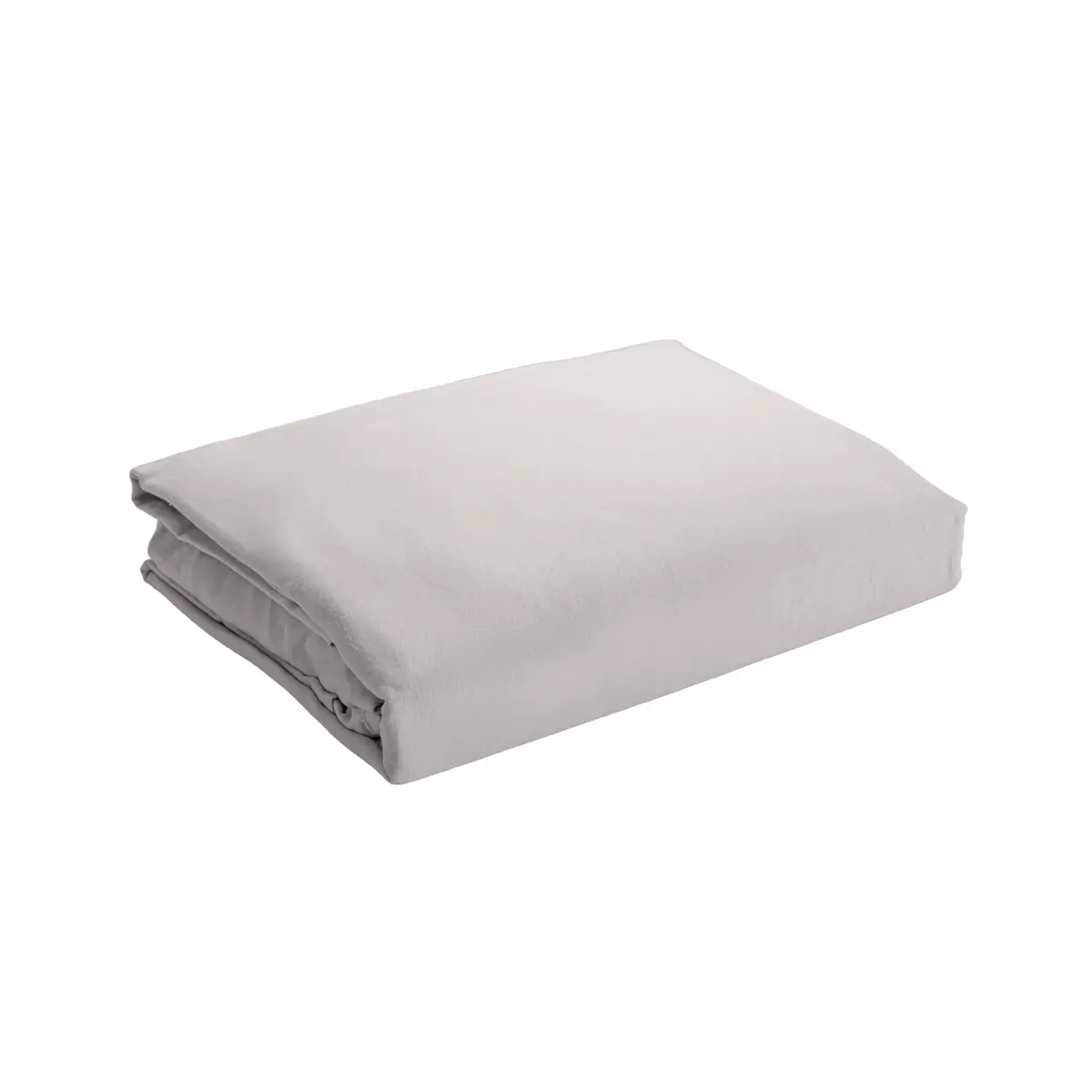 LYOR - Lençol com Elástico Queen Saphira Toque 300 Fios Microfibra Cinza