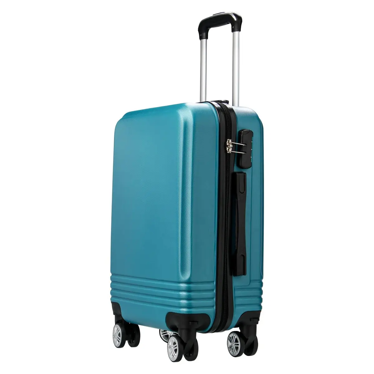 Mala de Viagem Bordo 10kg em ABS 4 Rodinhas Removivel 360° Cadeado Embutido Bagagem de Mão