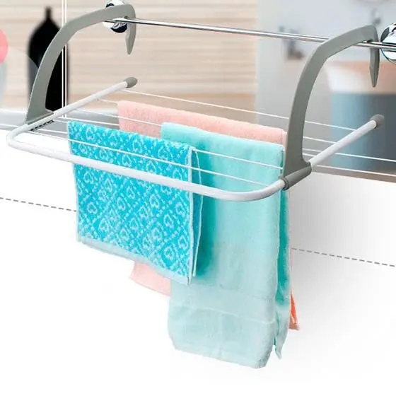 Varal Portátil Dobrável Seca Roupa Pratico Premium