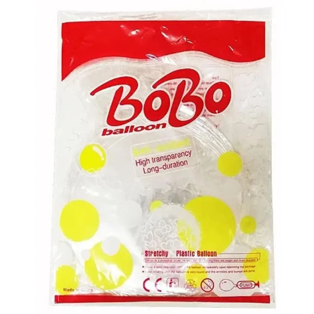 Kit 50 Balões Bubble Transparente 24 Polegadas para Festas e Casamentos