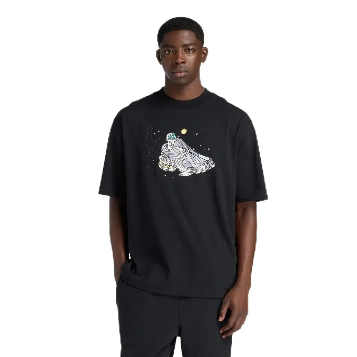 Camiseta Masculina New Balance Ghica Ship Oversized