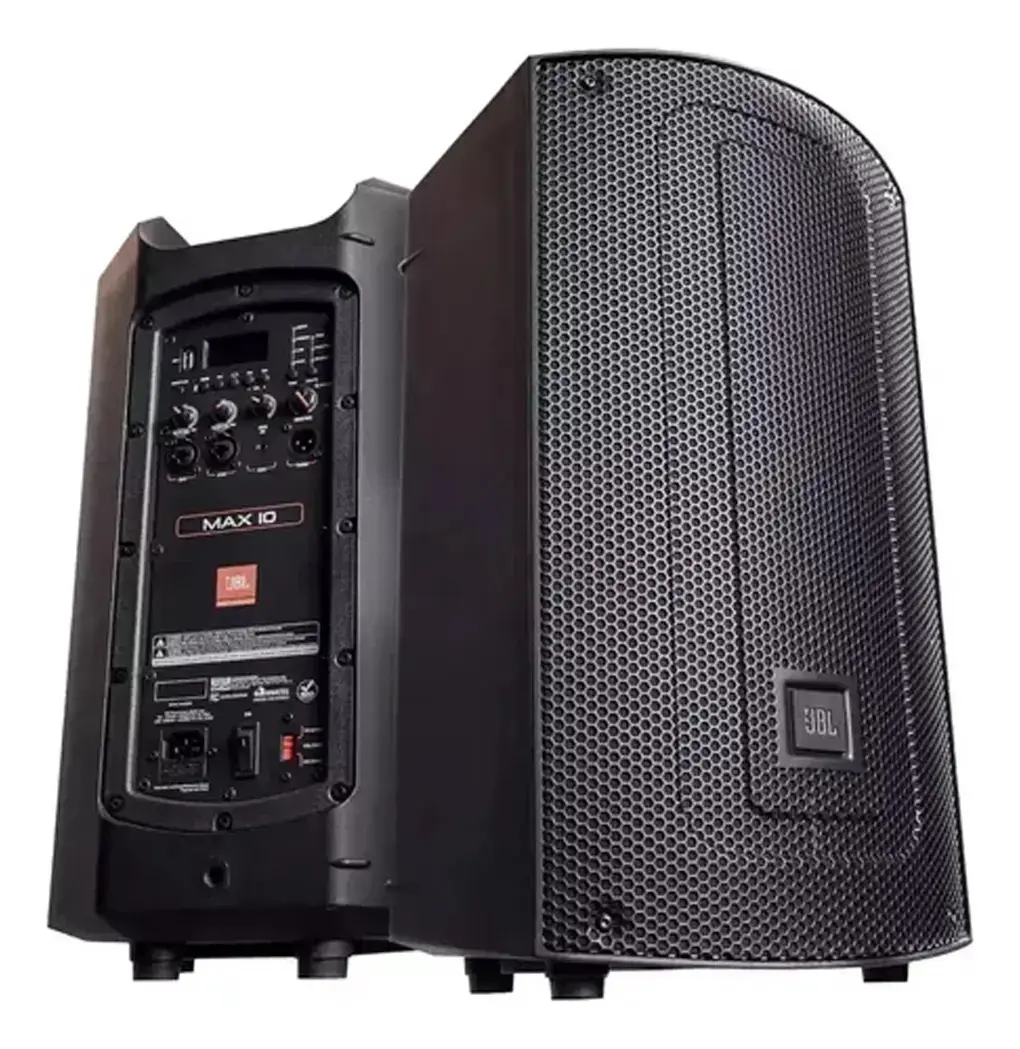 Caixa De Som Profissional Ativa Jbl Max 10 250w Rms Bivolt Preto