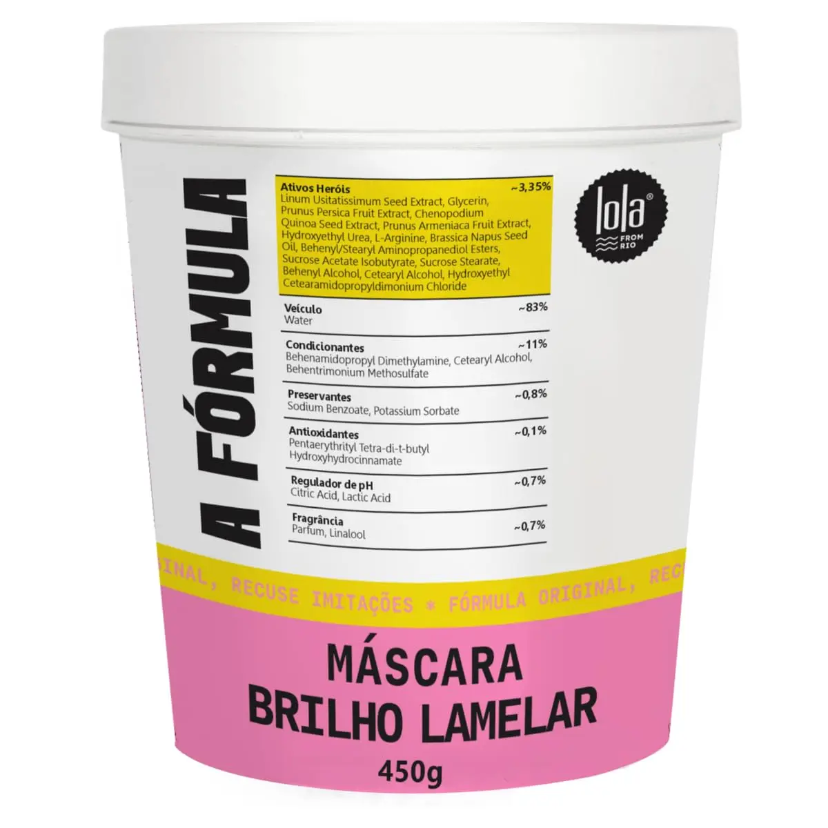 Máscara Capilar A Fórmula 450gr - Lola Cosmetics - 1