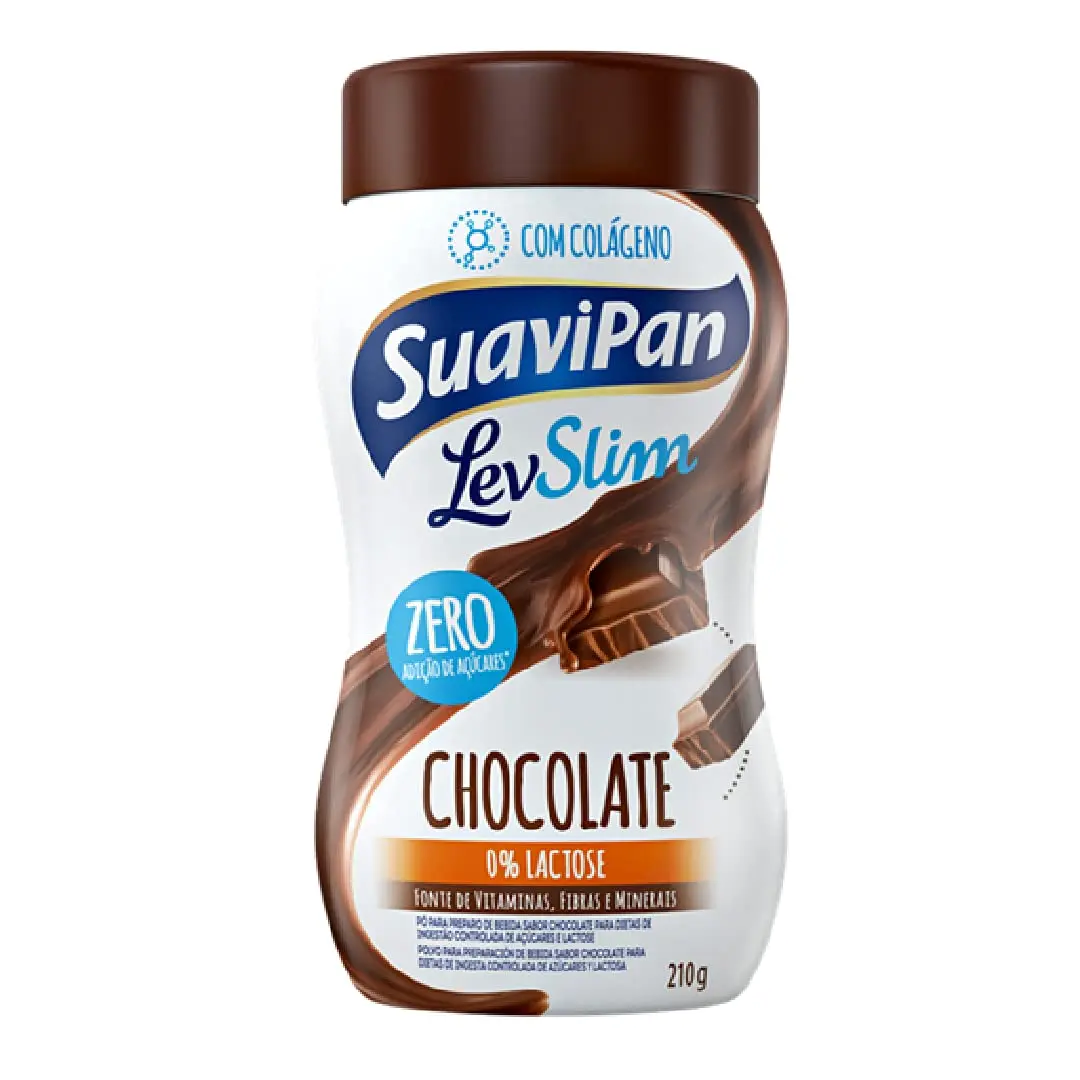 PÓ PARA PREPARO DE BEBIDA SABOR CHOCOLATE ZERO AÇÚCAR. 210g