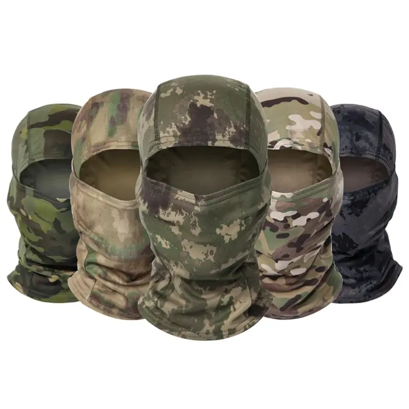 Balaclava elástica respirável para homens e mulheres, com proteção solar, máscara facial completa para ciclismo, lenço para caminhadas, pesca e esqui. - 1