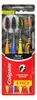 [Leva 02 R$ 20] Escova dental Colgate ZigZag carvão 4 unidades - 1