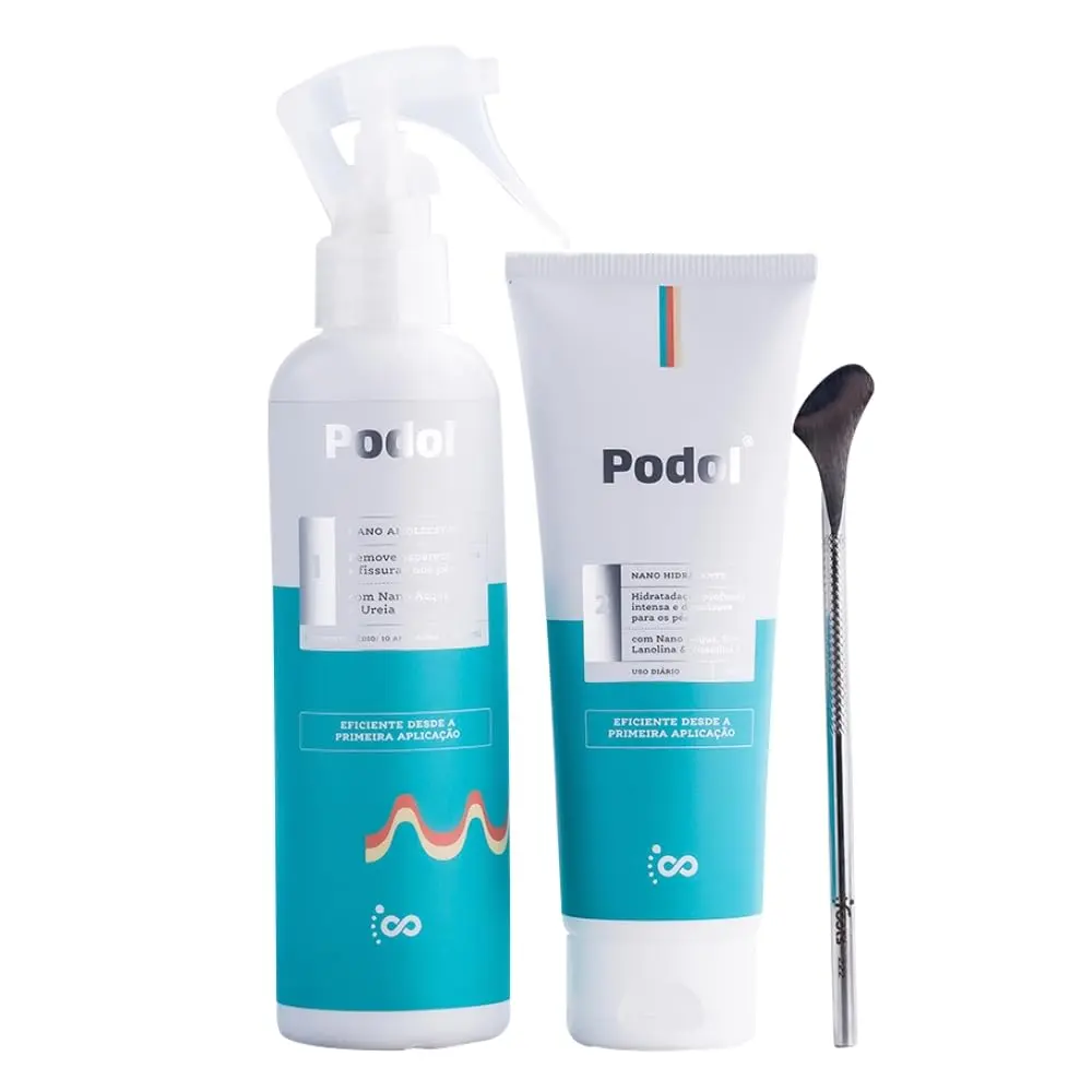 Podol Use Foots Kit Spa Dos Pes Com Ureia Amolecedor E Hidratante Profissional