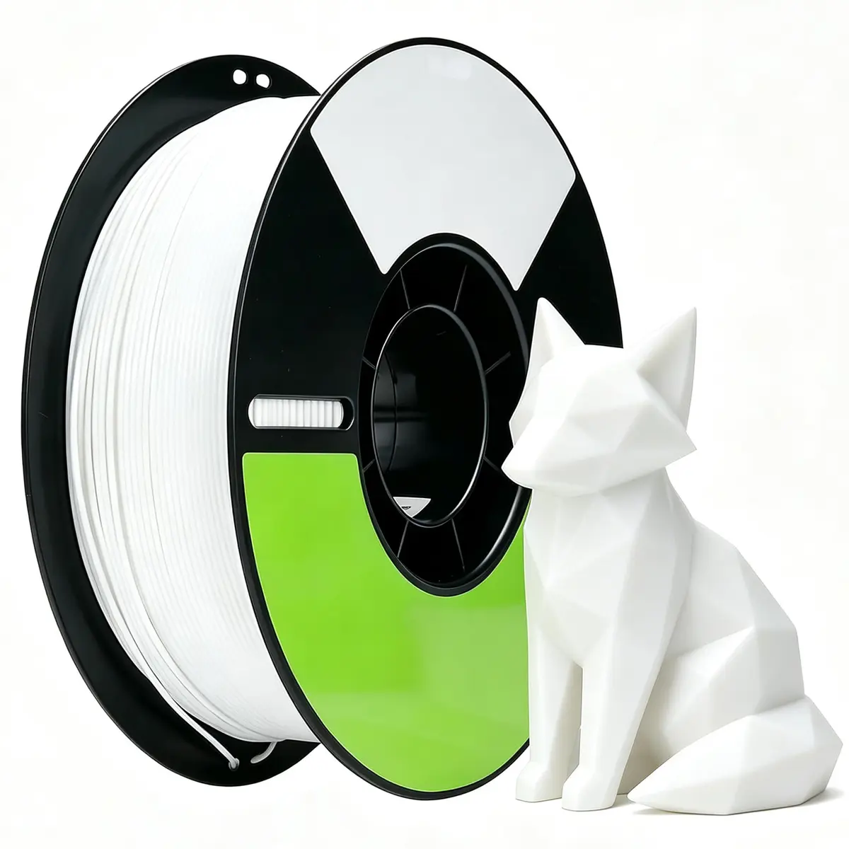 Creatorally Filamento Ultra PLA 1,75mm 1kg Branco | Impressão até 300mm/s, Cores vibrantes, Precisão ±0,02mm, Fluxo uniforme, Compatível com FDM