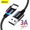 [Com Taxa] Cabo USB-C Tipo C Carregamento Rápido Baseus 3A Tipo C X Lighting  - 1