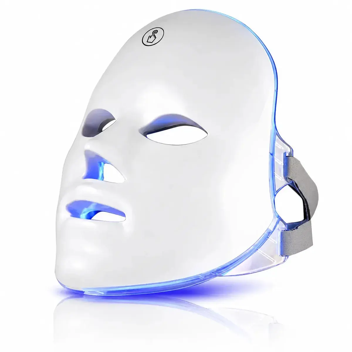 Mascara led facial Skincare led 7 cores EPS-7361 USB Recarregável Branco