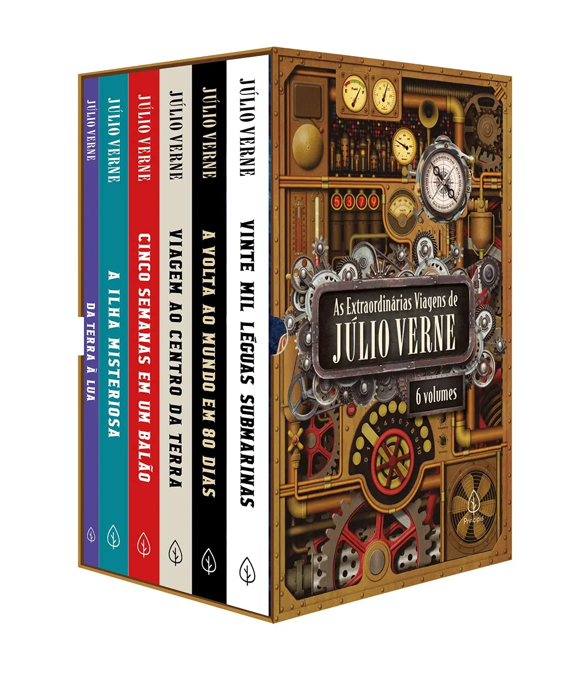 As extraordinárias viagens de Júlio Verne - Box com 6 livros - 1