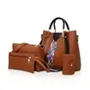 ADITAM Bolsas Femininas Bolsas de Ombro 4 Pçs bolsas para senhoras Top-Alças crossbody bolsas bolsa carteira Double the comfort - 1
