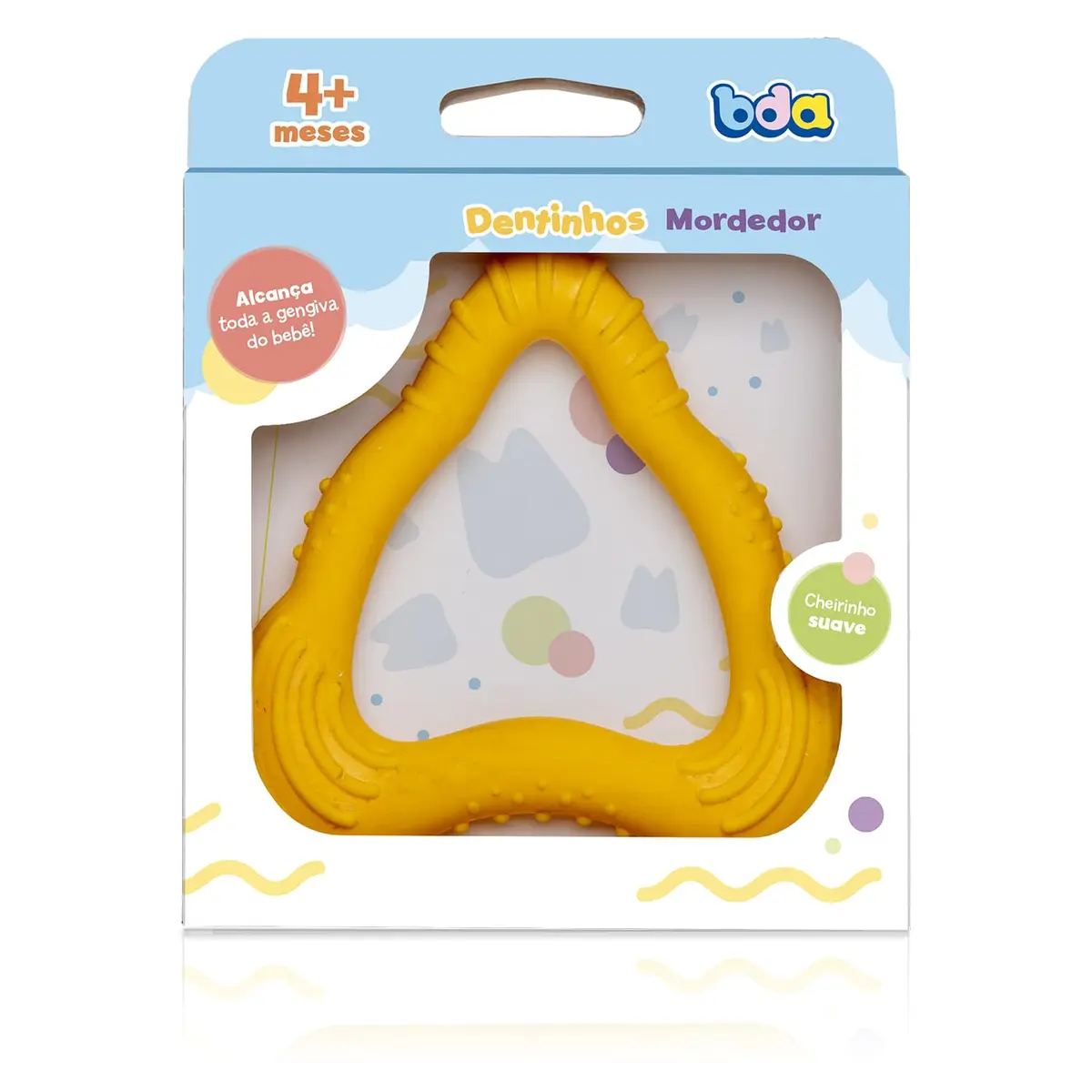 Toyster - Mordedor Dentinhos - Conforto para Gengiva, Design Ergonômico, Seguro e Atóxico - BDA