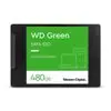 SSD WD Green, 480GB, SATA III, 2.5", Leitura: 545MB/s, Gravação: 430MB/s - WDS480G3G0A - 1