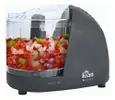 Mini Processador de Alimentos Elétrico Turbo 110V Cinza Moonstone Kian