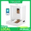 【DoBrasil】 Alimentador Automático 2 em 1 c/ Fonte de Água + Controle APP Tuya NewPet - 1