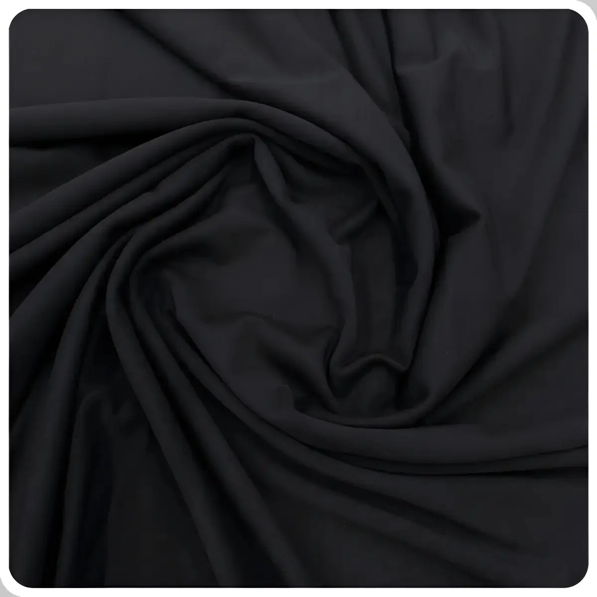 Tecido Suplex Poliamida Liso Cores 15kg X 1,60m uv50+ Cor Preto