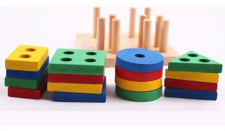 Brinquedo Pedagógico Educativo Encaixe Formas Geométricas Cor Colorido thumbnail 7