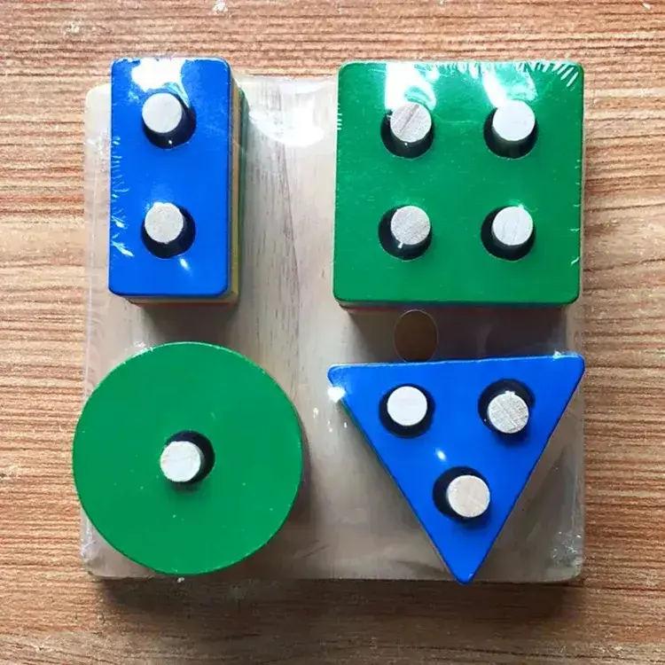 Brinquedo Pedagógico Educativo Encaixe Formas Geométricas Cor Colorido thumbnail 9