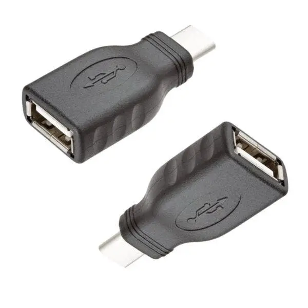Kit 10 Adaptadores Usb Tipo C 2.0 Macho Para Usb Femea Otg - 1