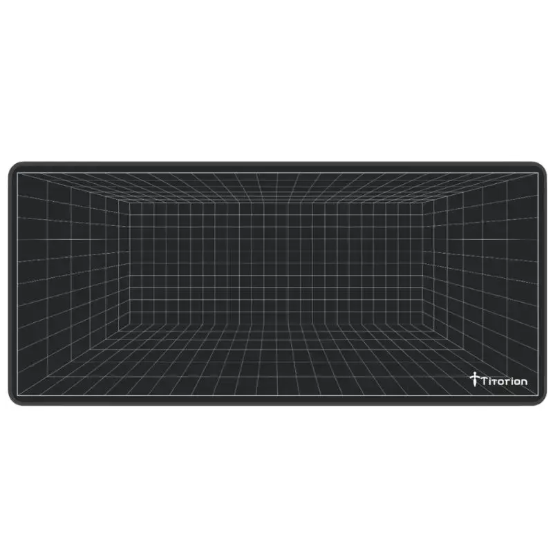 Mousepad Grande 90x40 Mouse Pad Gamer Perspective Mouse Pad Preto Branco Speed Titorion