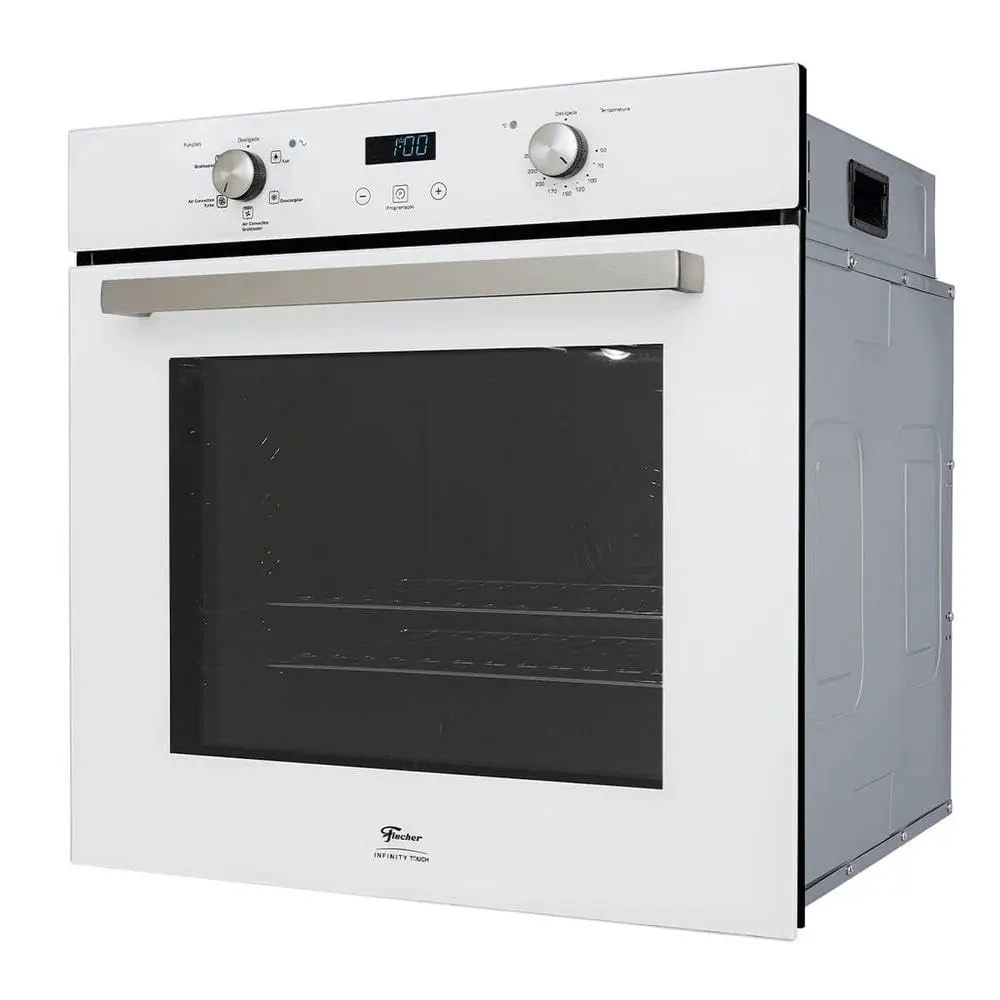 Fischer Forno Elétrico Embutir Infinity Touch 82L Air Fryer Branco 220V - 1