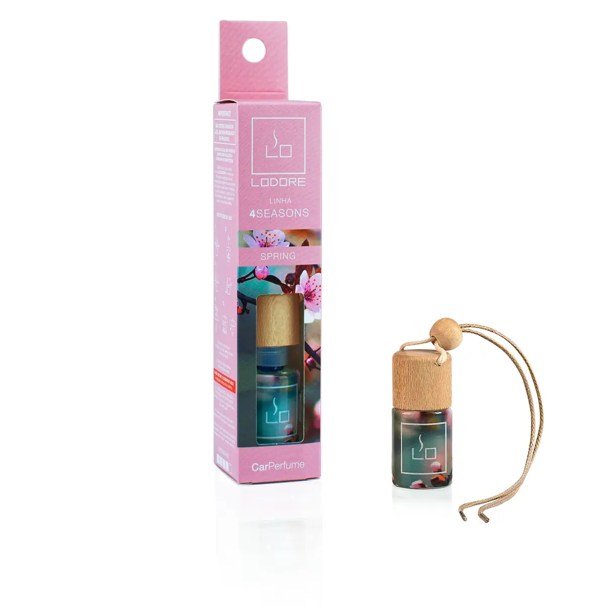 Lodore Car Aromatizante Automotivo Spring Floral Frutado Sem Álcool 7 ml