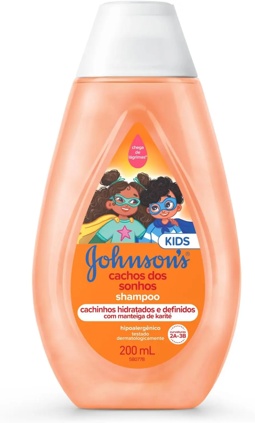 Shampoo Johnson's Baby Cachos dos Sonhos, 200ml - 1