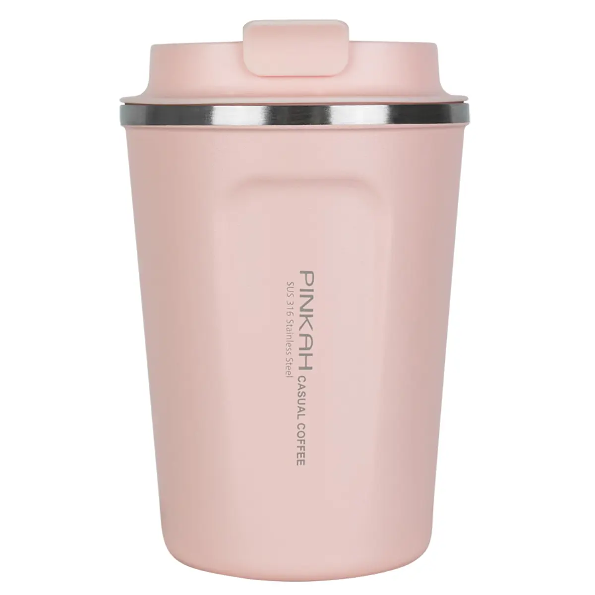 Caneca Térmica Viagem PINKAH 340ml Rosa - 1