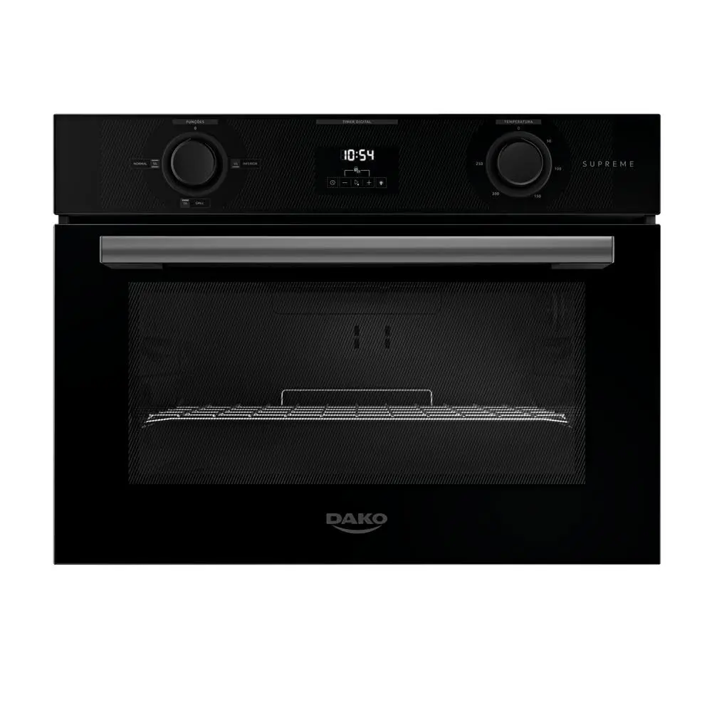 Dako Forno de Embutir Elétrico, Preto, 52 Litros, 1750W, Digital, 127V - 1
