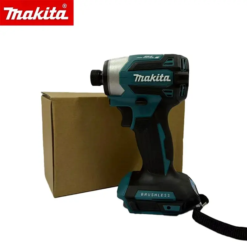 Parafusadeira de Impacto Sem Fio Makita DTD173 1800RPM 180Nm com Motor Brushless, Furadeira Elétrica para Madeira e Parafusos, Modo T, Compatível com Makita Ba - 1