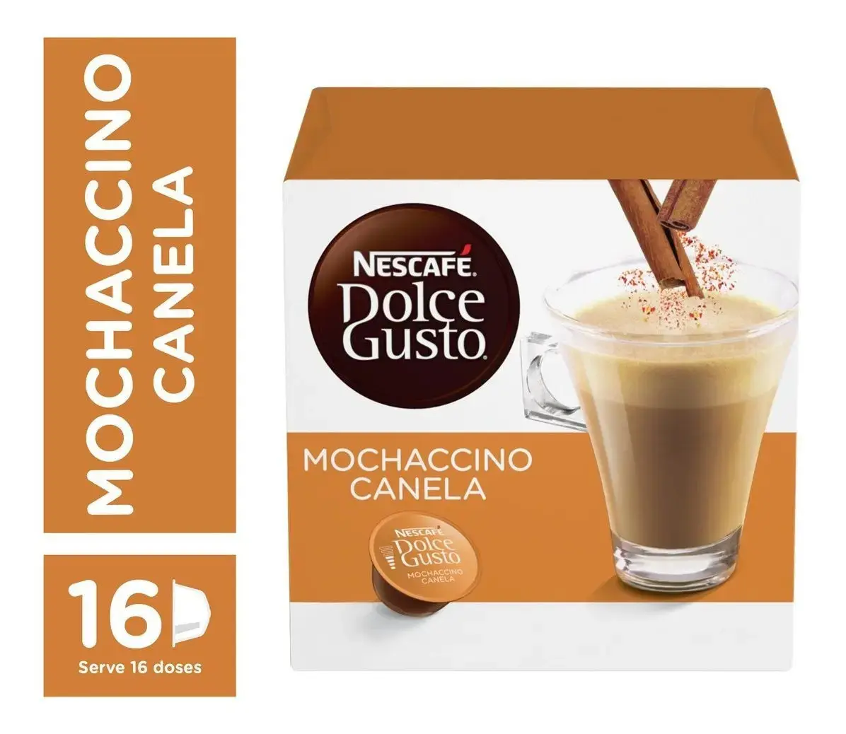 Café Em Cáp Nescafé D Gusto Mochaccino Canela 16 Cáp 275 G
