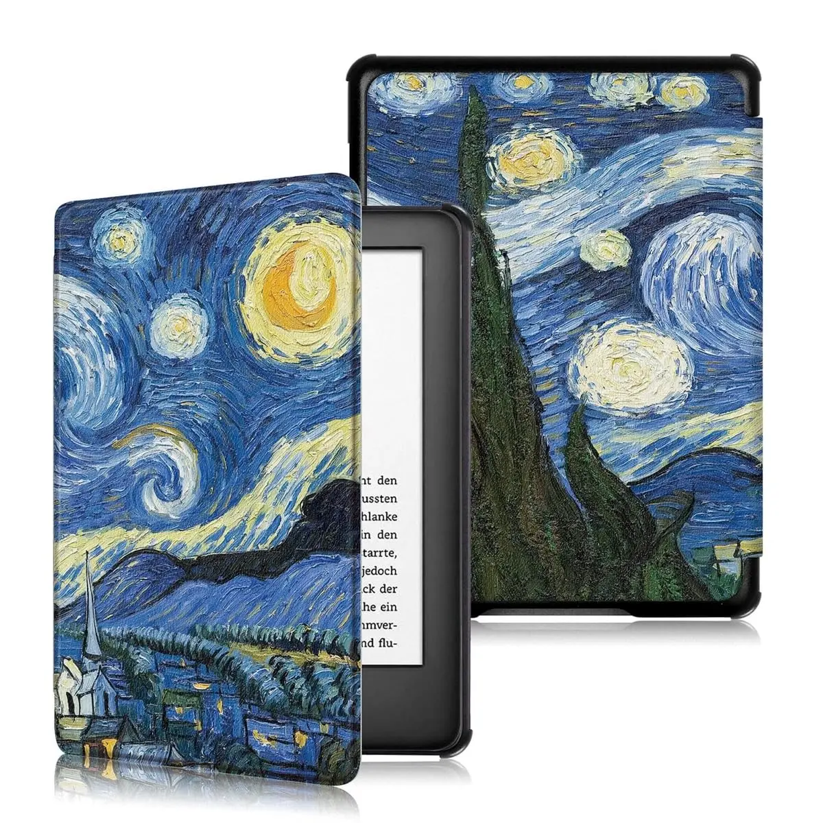 DECART Capa para Kindle Paperwhite 12ª Geração e Kindle Colorsoft | Modelos (SA569P, SA568B, SA58CB, SA59CP), Auto Hibernação, Fechamento Magnético - Van Gogh