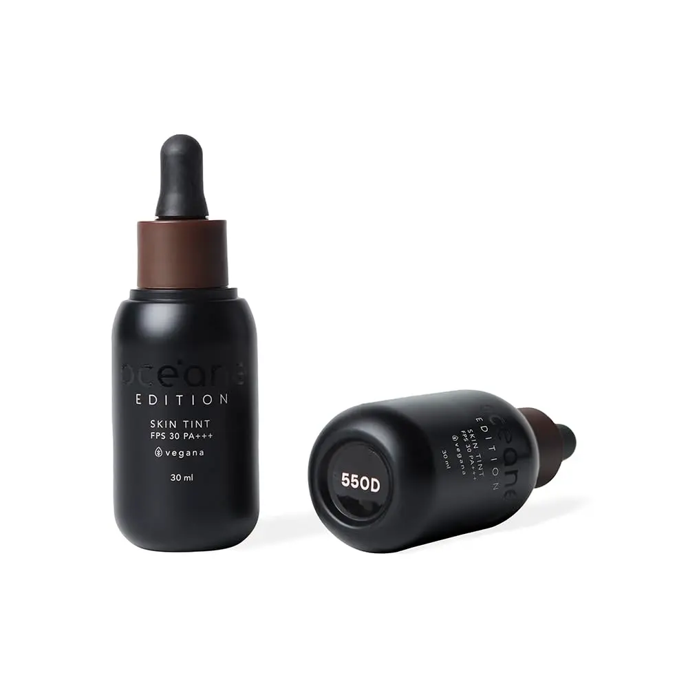 Base Fluida Océane Skin Tint Edition, Cor 550D, FPS 30, 30ml