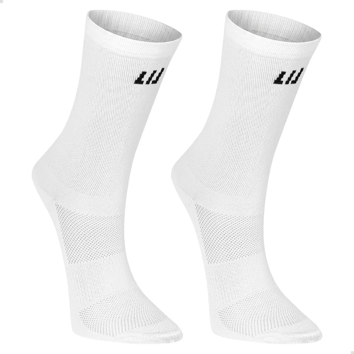 Kit 2 pares Meia 97% Poliamida Performance Pro Cano Médio Corrida Unissex Academia Esportiva Gym Ciclismo Caminhada Crossfit