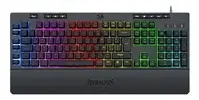Teclado gamer Redragon Shiva K512 RGB QWERTY cor preto com luz RGB - 1
